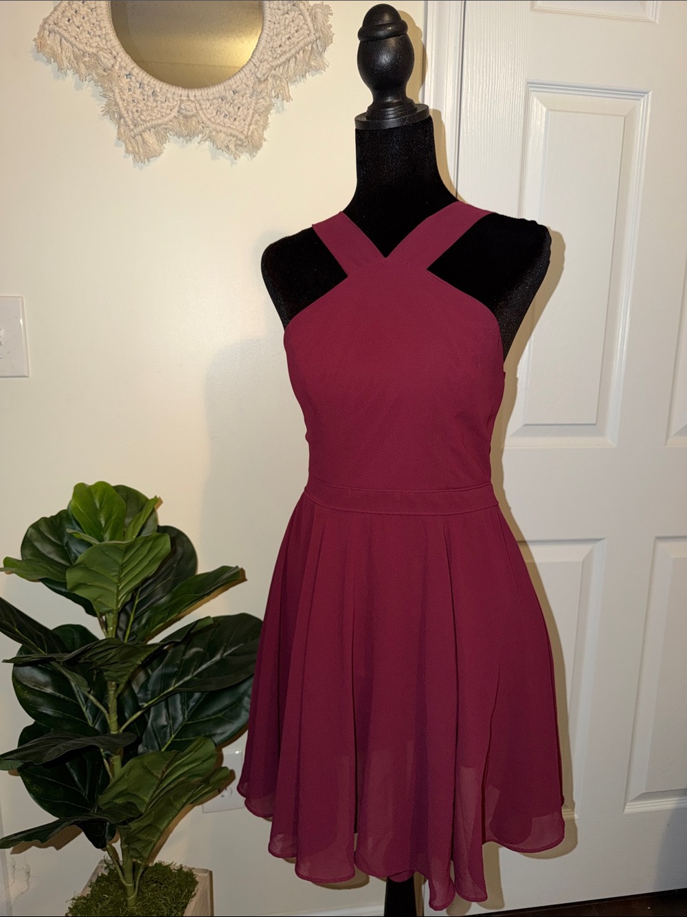 Lulus chiffon party dress